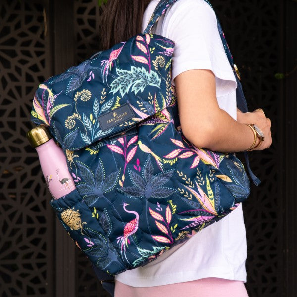 Sara Miller Botanic Paradise Quilted Backpack