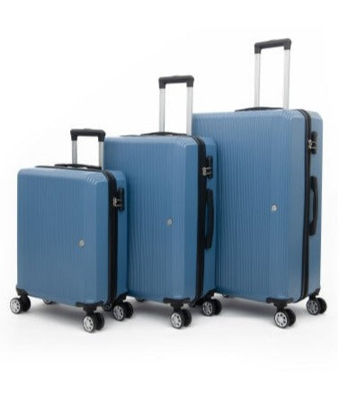 Qubed Parallel 3 Piece Suitcase Set