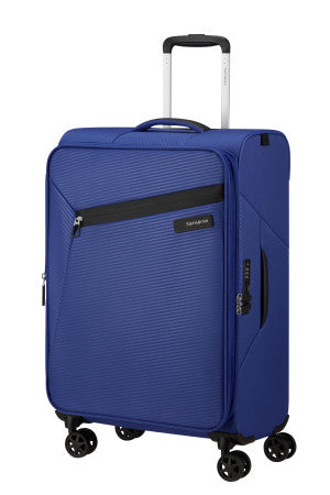 Samsonite Litebeam 66cm 4 Wheel Spinner Medium Expandable Suitcase Go Places