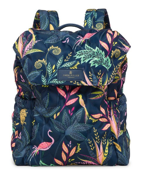 Sara Miller Botanic Paradise Quilted Backpack