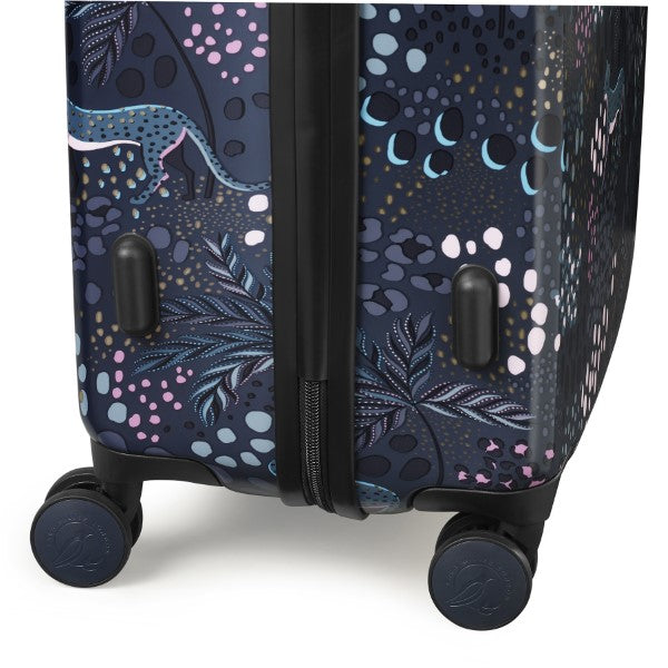 Sara Miller Midnight Leopard 77cm 4-Wheel Large Suitcase