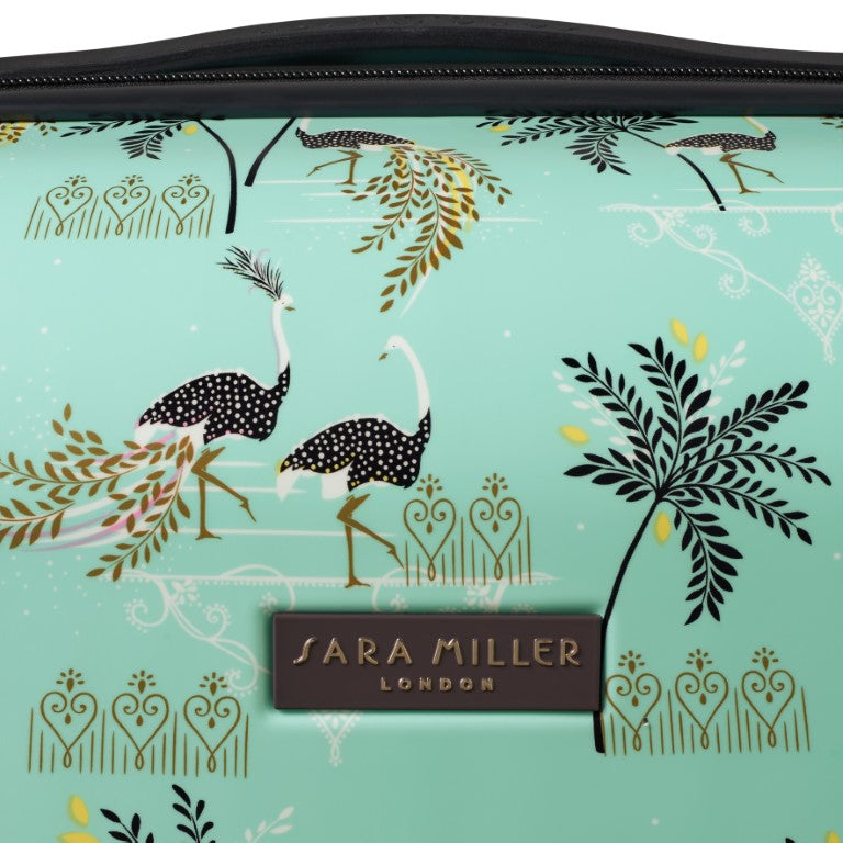 Sara Miller Mint Ostrich 77cm 4-Wheel Large Suitcase