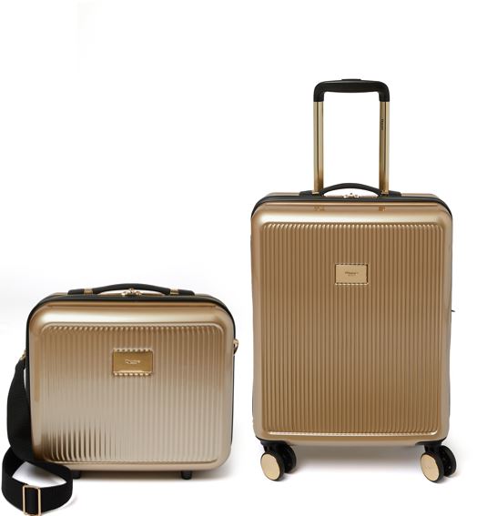 Dune London Olive Vanity and 55cm Cabin Case Set