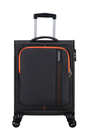 American Tourister Aerostep 4-Wheel 55cm Expandable Cabin Case, Bright  Orange