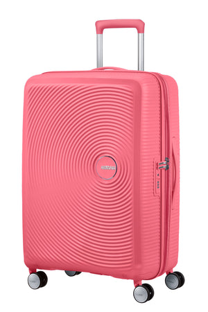 American tourister cheap suitcase pink